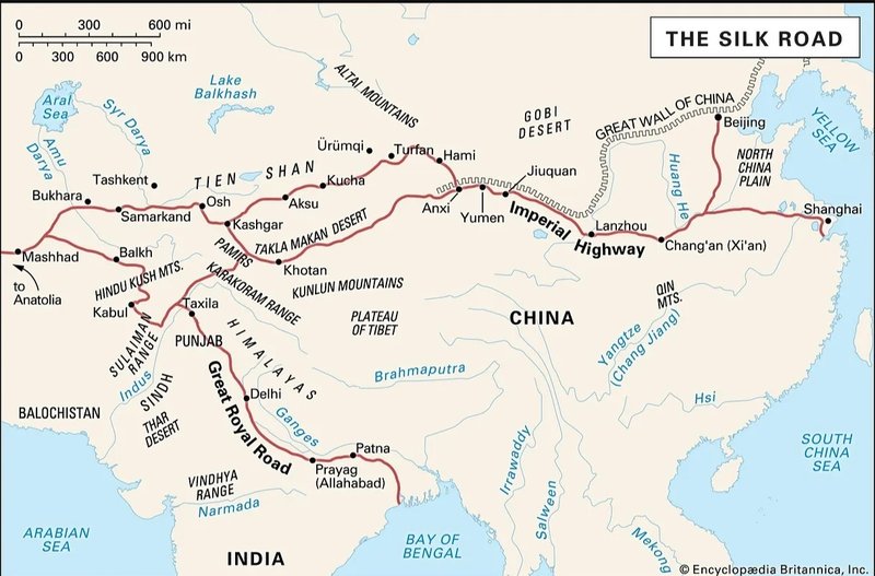 The silk road