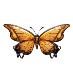 Amber Phantom Butterfly Logo