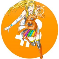 Anime Bitcoin Logo