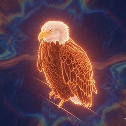Aura Farming Eagle Logo