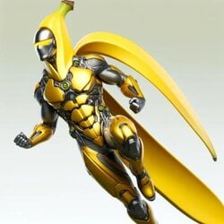 Banana Superhero Logo