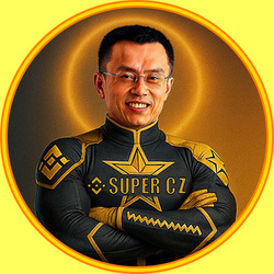 Binance Super CZ Logo