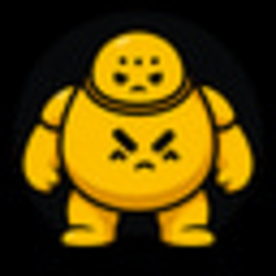 Binance Yellow Robot Logo