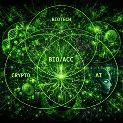Biotech Accelerationism Logo