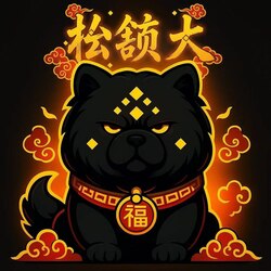 松狮犬 (Chow-chow) Logo