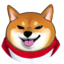 Christmas Shiba Logo