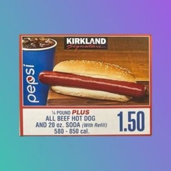 Cost Hot Dog Logo