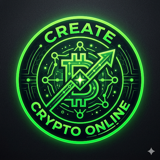 Create Crypto Online Logo
