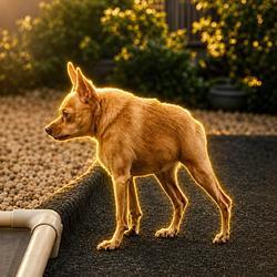 Cricket The Dog Logo