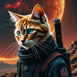 Logo Elon's Space Cat