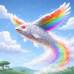 Flying Cocaine Salmon Logo