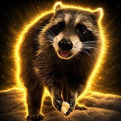 Fred the Raccoon Logo
