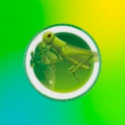 Green Grass Hopper Logo