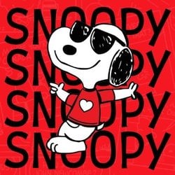 I LOVE SNOOPY Logo