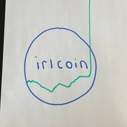 in real life coin Logo