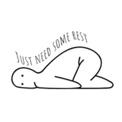 Just need some rest Logo