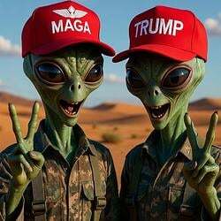Make Aliens Great Again Logo