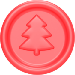 Merry Christmas Token Logo