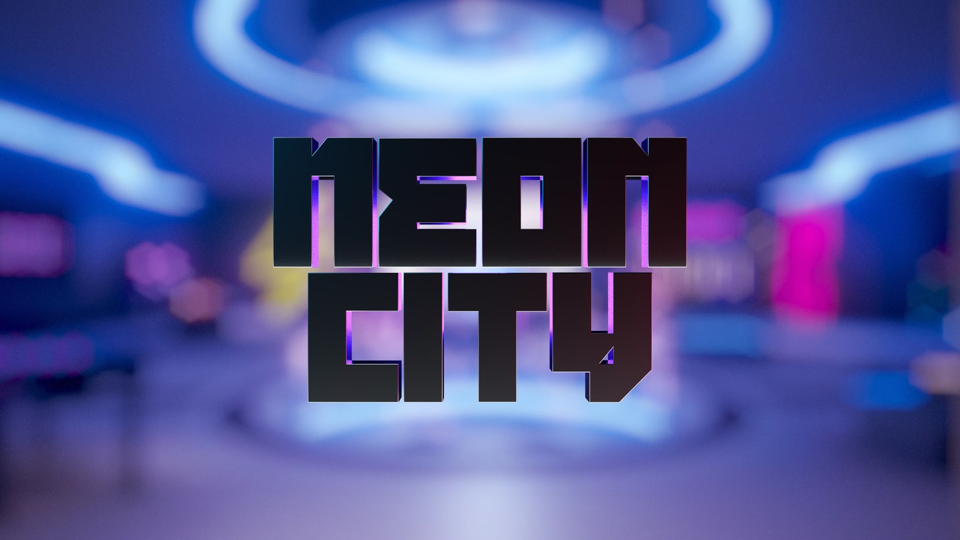 Logo Neon City: EXP BAR