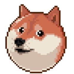 Pixel Doge Logo