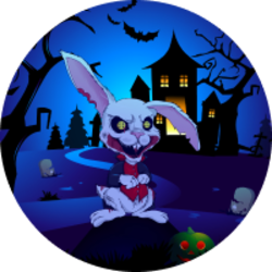 Rabbit Halloween Logo