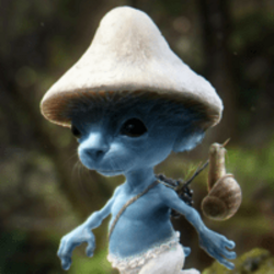 Real Smurf Cat Logo