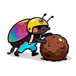 屎壳郎 (Dung Beetle) Logo