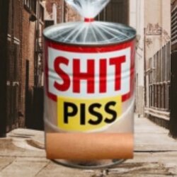 Shit Piss Skin Can Logo