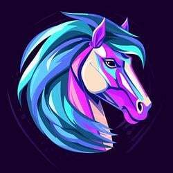 Solana Horse Logo