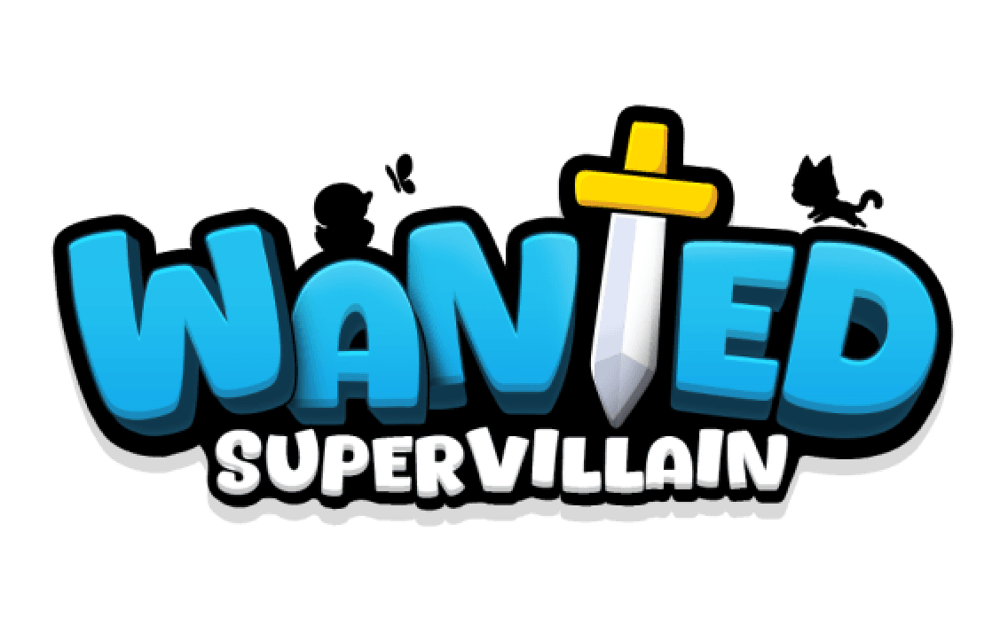 Supervillain Wanted Logo