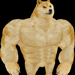 Swole Chad Doge Logo