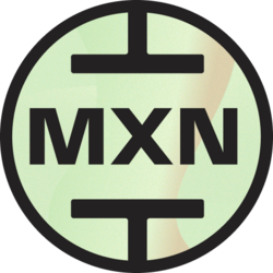 Tenbin Mexican Peso Logo