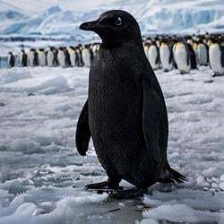 The Black Penguin Logo