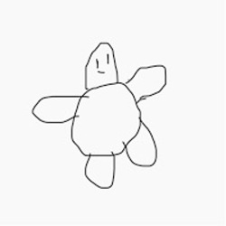 The Sloppy Drawn Turtle Logo