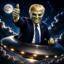Trump Alien Logo