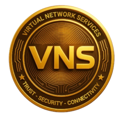 Virtual Network Service Coin Logo