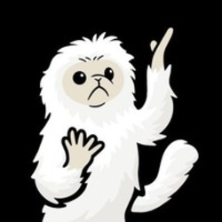 White Monkey Logo
