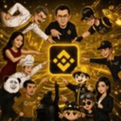 Logo 何必东奔西走 币安全部都有 (Why bother looking elsewhere? Binance has it all)