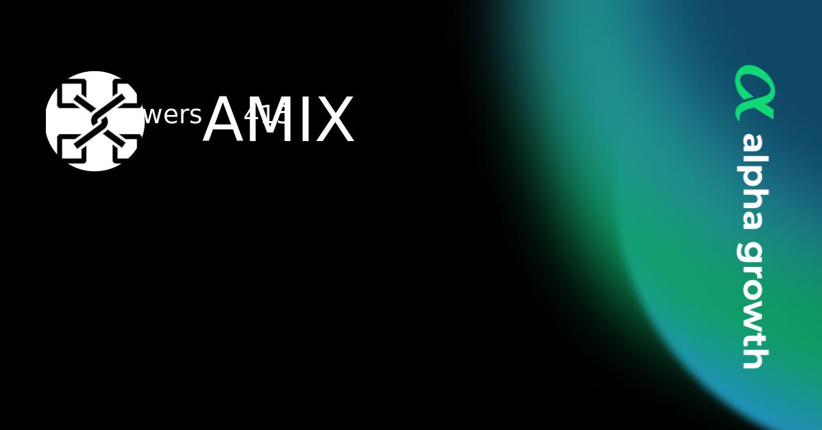 AMIX & amix Token Crypto Analytics & User Data | AlphaGrowth