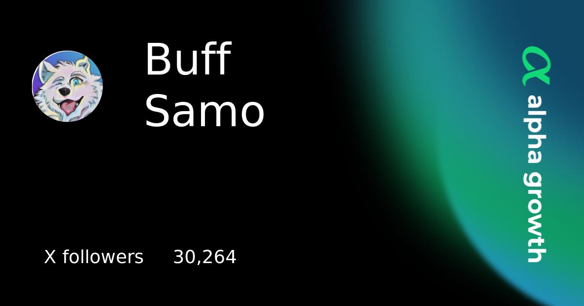Buff Samo & bsamo Token Crypto Analytics & User Data | AlphaGrowth