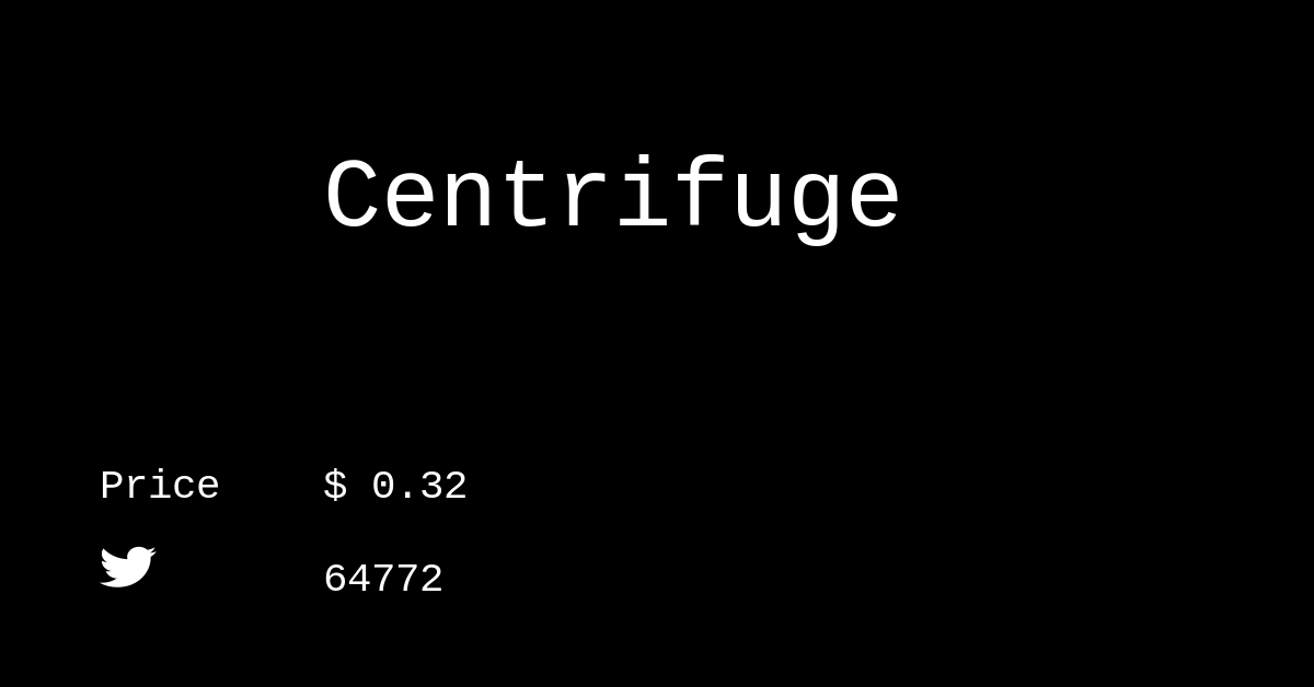 Centrifuge & cfg Token Crypto Analytics & User Data AlphaGrowth