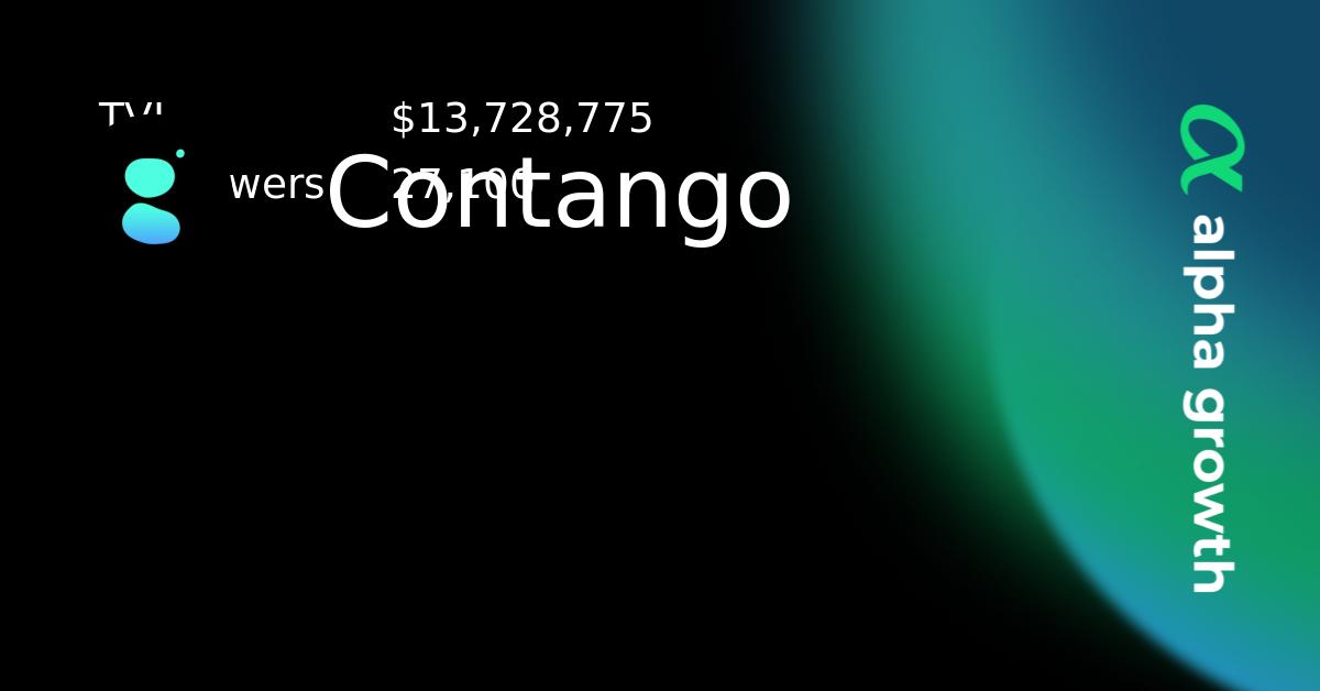 Contango Crypto Analytics & User Data | AlphaGrowth