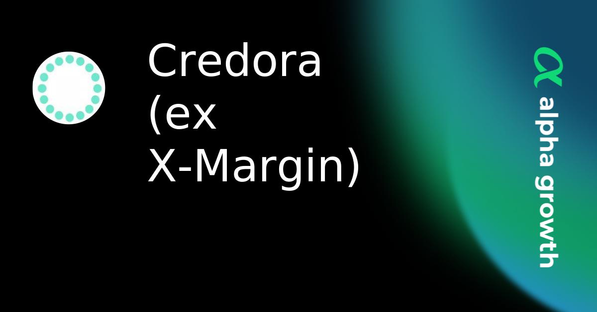 Credora (ex X-Margin) Crypto Analytics & User Data | AlphaGrowth