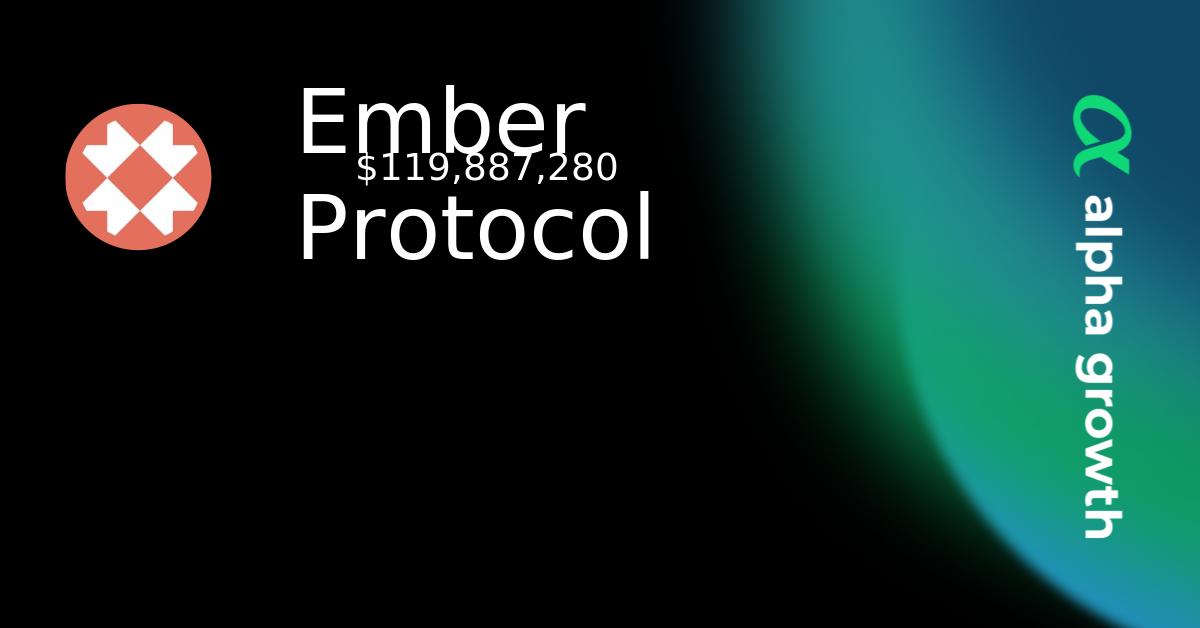 Ember Protocol Crypto Analytics & User Data | AlphaGrowth
