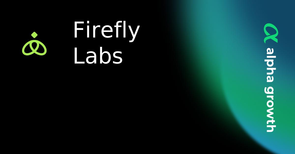 Firefly Labs Crypto Analytics & User Data | AlphaGrowth