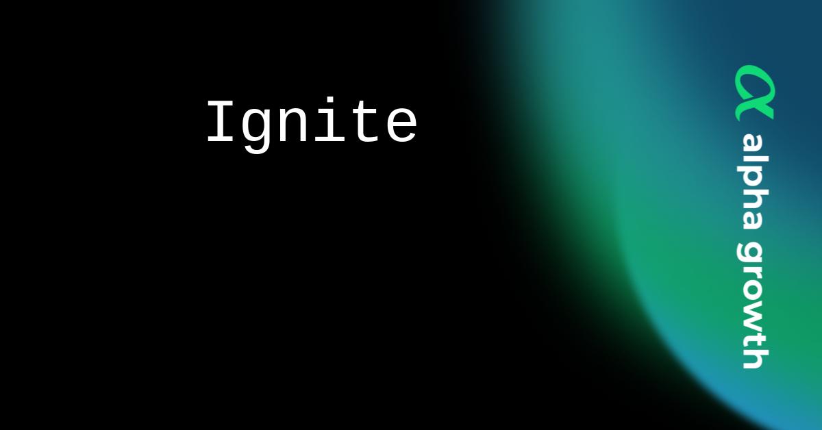 Ignite Crypto Analytics & User Data | AlphaGrowth