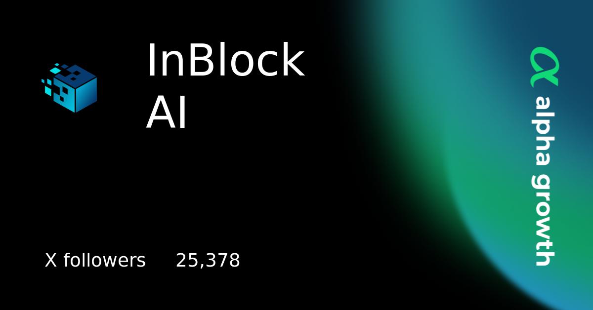 InBlock AI Crypto Analytics & User Data | AlphaGrowth