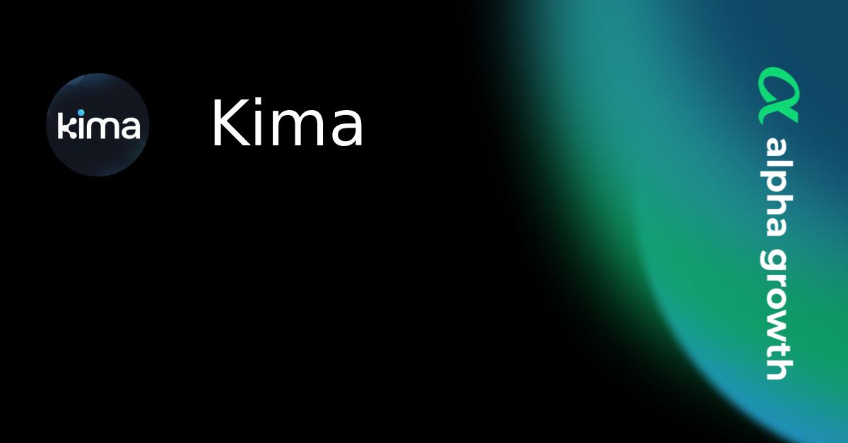 Kima & KIMA Token Crypto Analytics & User Data AlphaGrowth