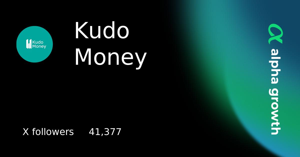 Kudo Money & KUDO Token Crypto Analytics & User Data AlphaGrowth