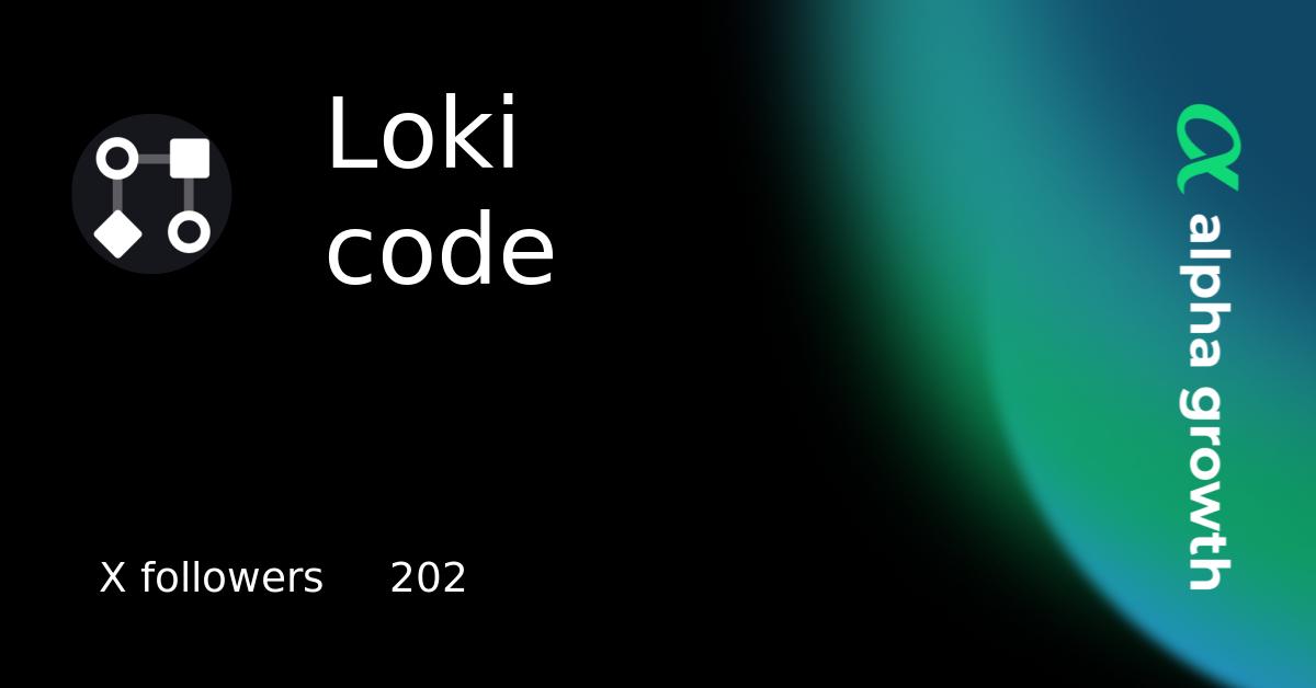 Loki code Crypto Analytics & User Data | AlphaGrowth